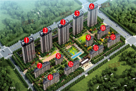 万达旁康诗丹郡108平精装修三房65万首付15万拎包入住